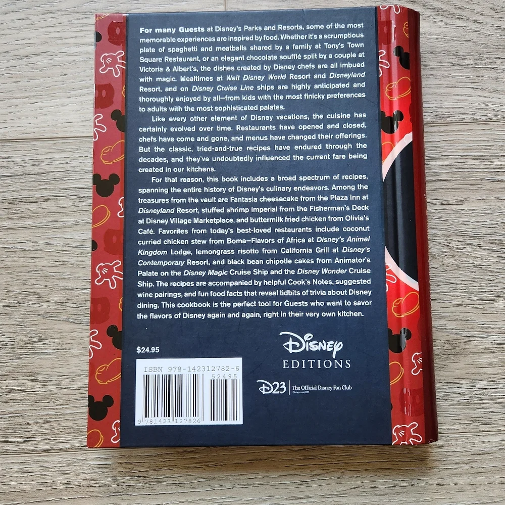Disney Chef Mickey Treasures From The Vault Cookbook Disney World Disneyland